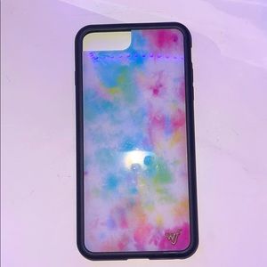tie-dye pastel wildflower case for IPHONE 7+/ 8+